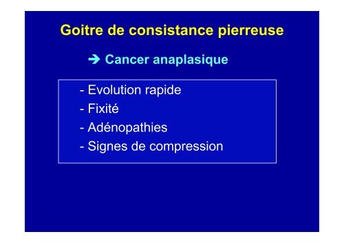 Conduite du diagnostic devant un goitre