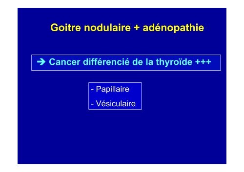 Conduite du diagnostic devant un goitre