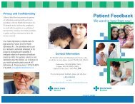 Patient Relations Brochure - Alberta Health Services