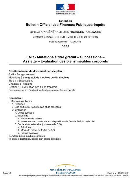 Boni de liquidation bofip Boni de liquidation bofip