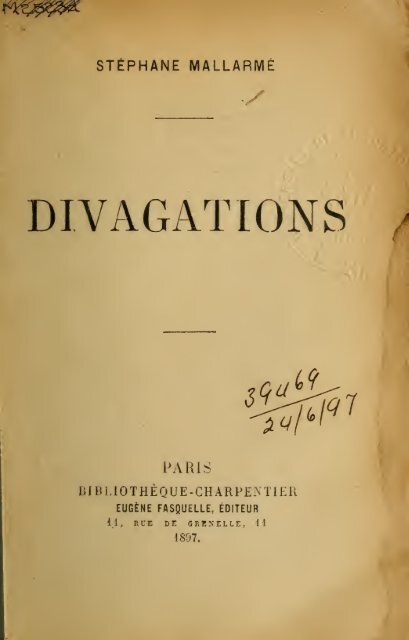 DIVAGATIONS