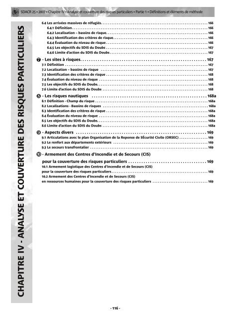 Vous pouvez consulter ou télécharger le SDACR - SDIS 25