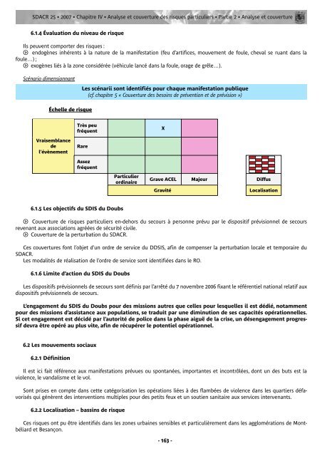 Vous pouvez consulter ou télécharger le SDACR - SDIS 25