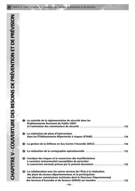 Vous pouvez consulter ou télécharger le SDACR - SDIS 25