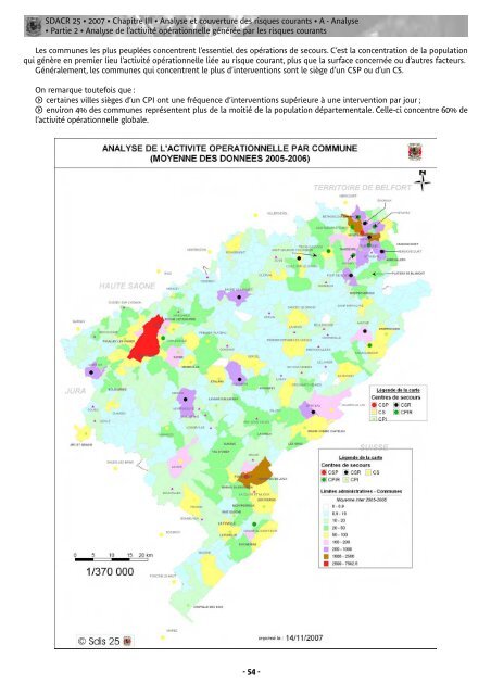 Vous pouvez consulter ou télécharger le SDACR - SDIS 25