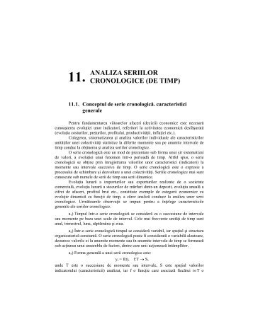 Analiza seriilor cronologice - Analiza matematica. MPT