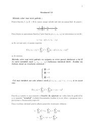 1 Seminarul 12 Metoda celor mai mici patrate - Analiza matematica ...