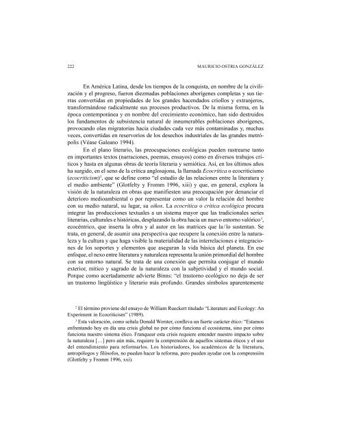 Una lectura ecocrítica de textos huidobrianos. - Anales de Literatura ...