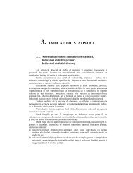 Indicatori statistici - Analiza matematica. MPT