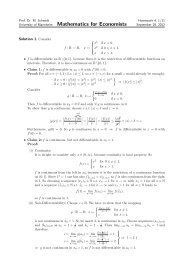 Mathematics for Economists