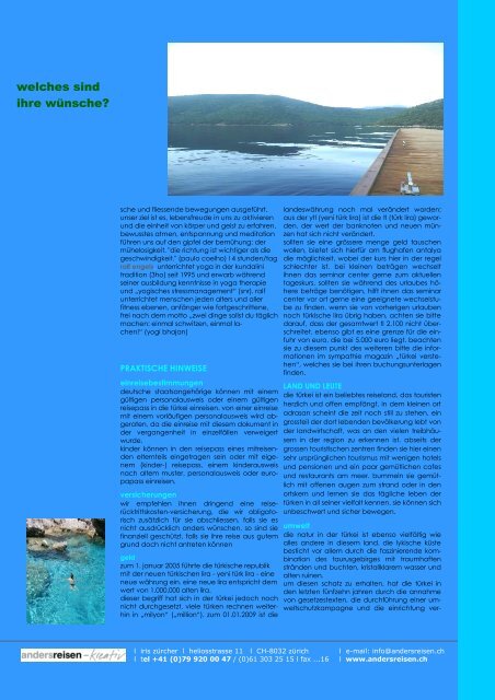 türkei, bodrum, atami: seminare - andersreisen - kreativ!