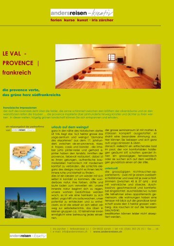 frankreich, provence (lei-val), yogaseminare