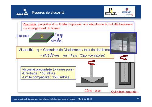 Constituants des enrobés en France