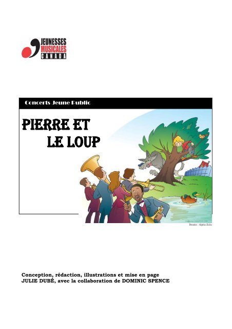 Cahier pédagogique Pierre et le loup - Scolaire [Pdf - Jeunesses ...