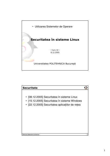 Curs 10 - Securitatea în sisteme Linux - derivat