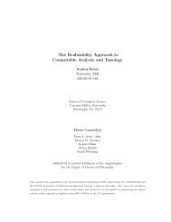 The Realizability Approach to Computable Analysis ... - Andrej Bauer