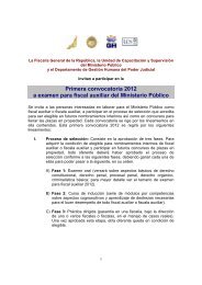 Primera convocatoria 2012 a examen para fiscal auxiliar del ...