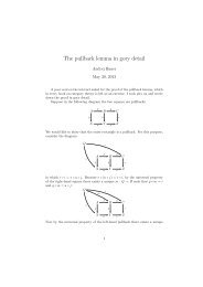 The pullback lemma in gory detail - Andrej Bauer