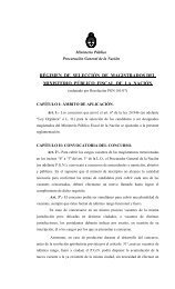 Reglamento 2007 - aprobado Res 101-07 - Ministerio Público Fiscal ...