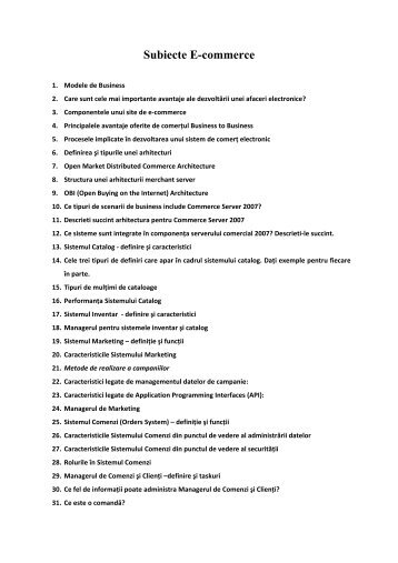 Cuprins subiecte de examen [pdf] - Andrei