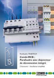 Combi-MCB : Parafoudre avec disjoncteur de ... - Phoenix Contact