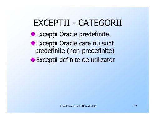 Elemente de PL/SQL [pdf] - Baze de date