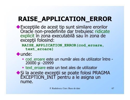 Elemente de PL/SQL [pdf] - Baze de date