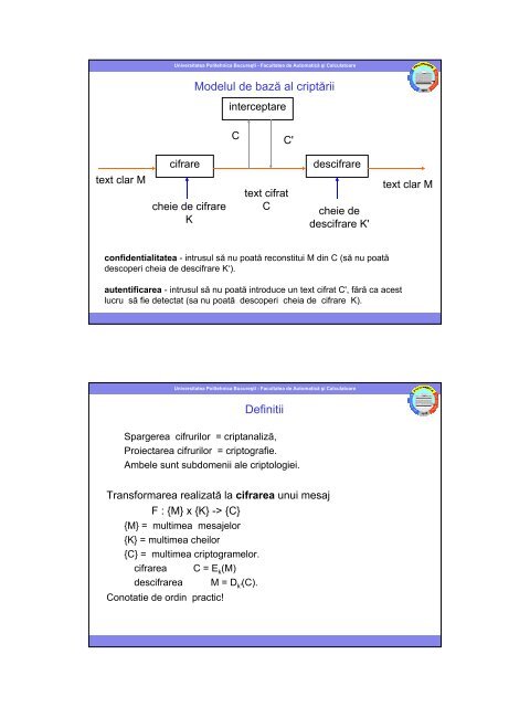 Curs 11 (partea 1) - Nivelul prezentare, criptografie [pdf] - derivat