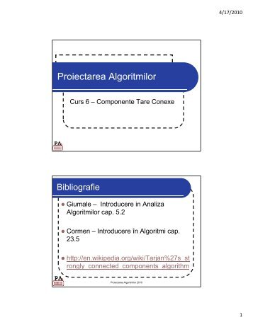 Componente tare conexe [pdf] - Andrei