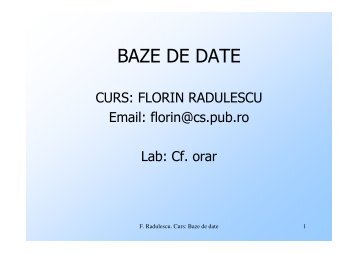 PDF - Baze de date