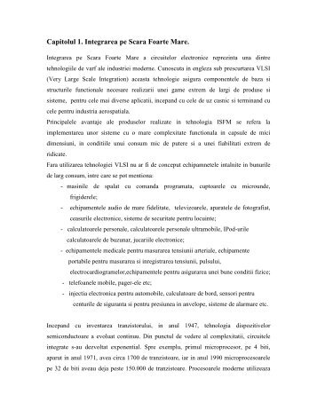 Curs 1 - Integrarea pe scară foarte mare [pdf - Andrei