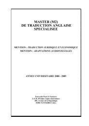 Brochure TAS site - Département d'études anglophones - Université ...