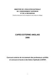 Rapport du jury 2006 - Département d'études anglophones
