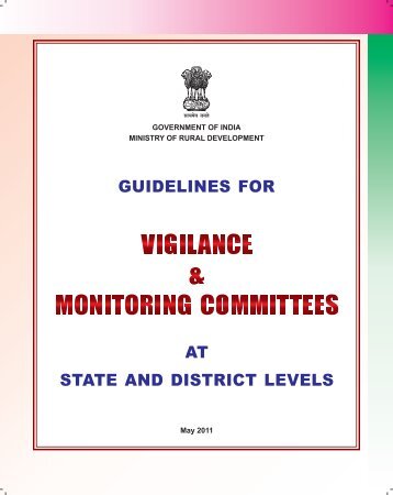 Guidelines for District Vigilance & Monitoring Committee - Angul