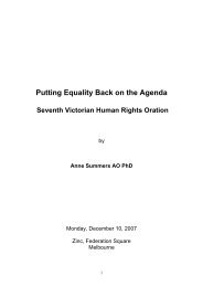 Putting Equality Back on the Agenda - The Looking Glass