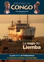 Revue n° 21 (pdf - 2.1 MB) - Mémoires du Congo