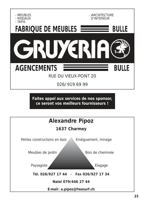 Paragraphe No21 mai 2000 compl - Club vol libre Gruyère, Fribourg
