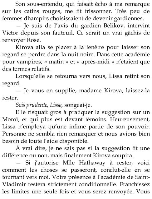 Vampire Academy 1 - Soeurs de sang