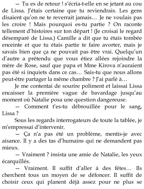 Vampire Academy 1 - Soeurs de sang