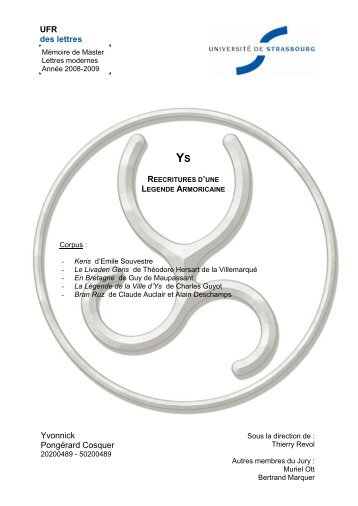 Ys. Réécriture d'une Légende Armoricaine. - Ker Morigan - Free