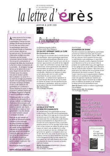 xp La lettre n.18-03-01-08 (Page 1) - Editions Eres