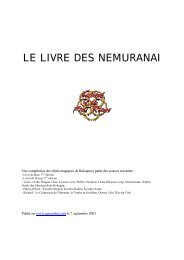 Le Livre des Nemuranai - PenombrE