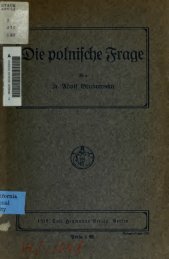 Die Polnische Frage - Dr. Adolf Grabowsky