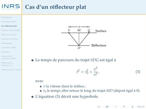 Corrections dynamiques et analyse de vitesse - liamg