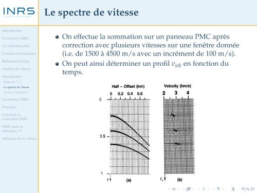 Corrections dynamiques et analyse de vitesse - liamg