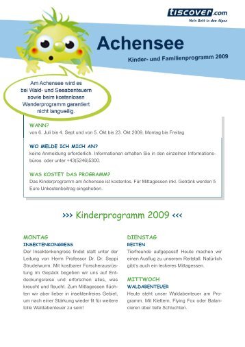 Kinderprogramm 2009 