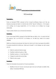 TP N° 2 : javascript LAI1 & LARI1 - Institut supérieur d'informatique ...