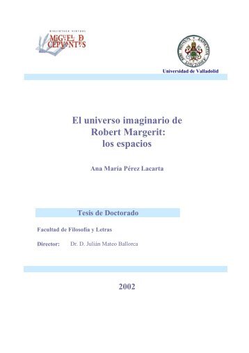 El universo imaginario de Robert Margerit - Biblioteca Virtual Miguel ...