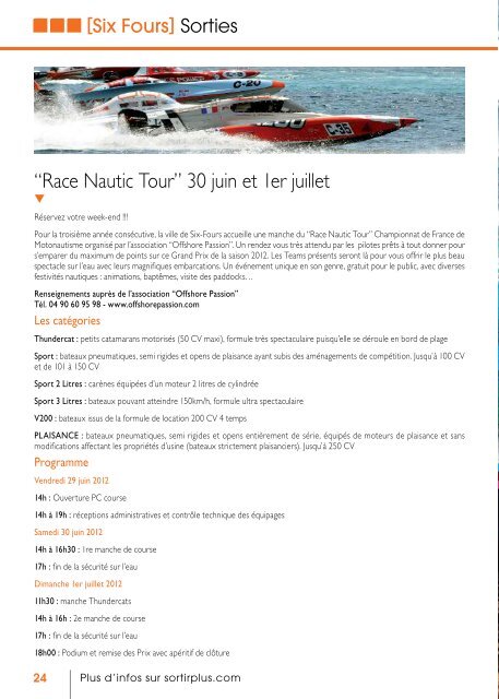 Magazine Sortirplus • Mai-Juin 2012