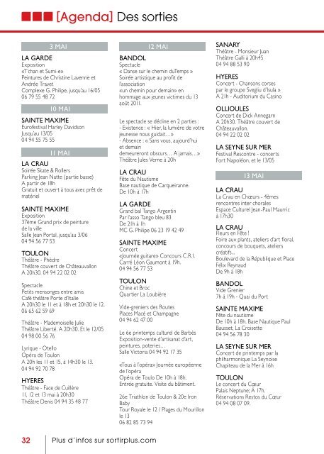 Magazine Sortirplus • Mai-Juin 2012